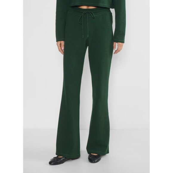 Aritzia SUNDAY BEST Purple Cotton Baby Waffle Knit Flared Lounge Pants, Size M - Picture 10 of 13